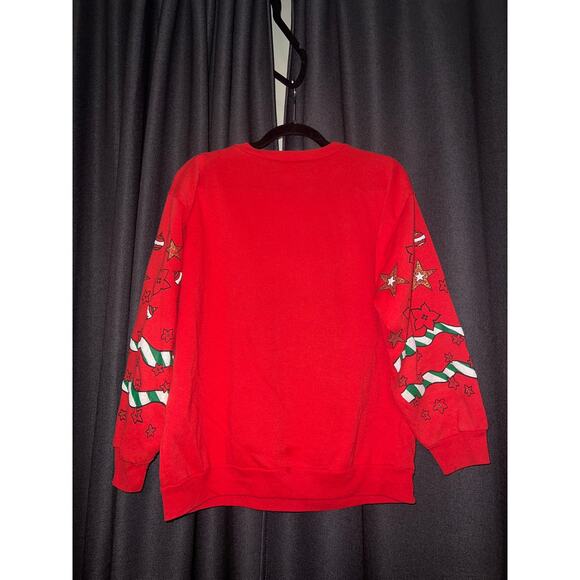 Ugly Christmas Sweater Xmas Sweatshirt Vintage Crewneck Size Large - Picture 2 of 2